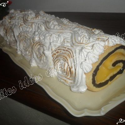 Bûche citron et meringue