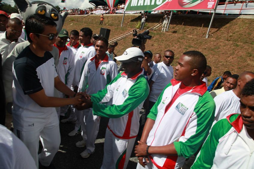 Inauguration du Kianja (Stade) Makis de Madagascar, à Andohatapenaka, par le Président Andry Rajoelina. 2ème partie. Photos: Harilala Randrianarison