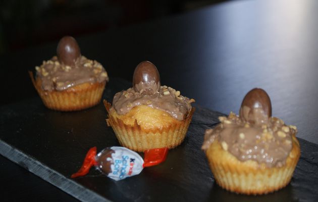 Cupcakes aux oeufs kinder