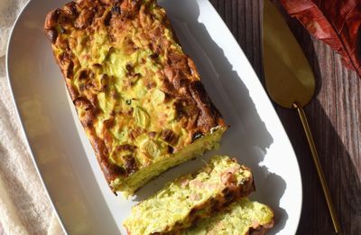 Terrine aux poireaux et saumon fumé