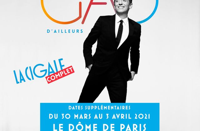 Gros succès pour les locations du nouveau spectacle de Gad Elmaleh : nouvelles dates à Paris.