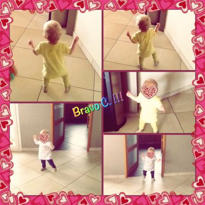 Les premiers pas de C. 13 mois 😍