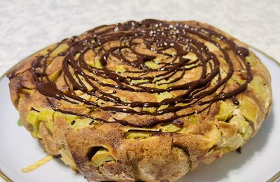 Tarte-gâteau IGbas à la rhubarbe avec ou sans Thermomix