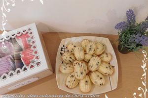 Madeleines au citron & pépites de chocolat