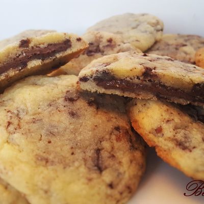 Cookies cœur coulant au Nutella