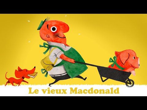 Le Vieux Macdonald A Une Ferme Comptines Pour Bebe Avec Paroles Philippe Jalbert Illustrations