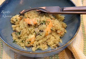 Risotto de quinoa aux crevettes