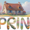 Spring wallpaper . Fond d'écran printanier . 