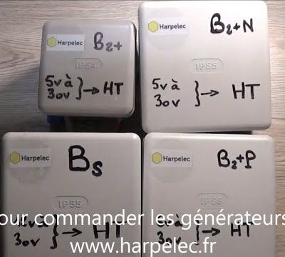 Harpelec, la nouvelle gamme 2024 des générateurs / électriseurs / électrificateurs pour harpe anti frelon