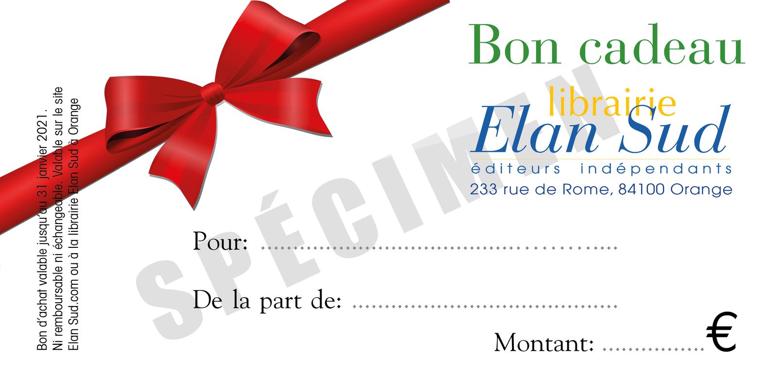Offrir Des Livres A Distance Ou En Bons D Achat Elan Sud Maison D Edition En Litterature Generale