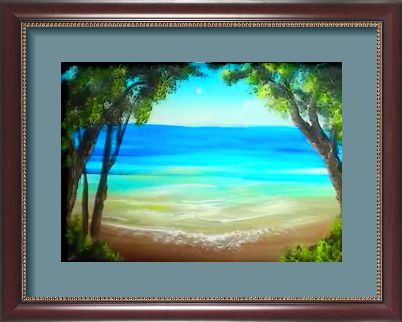 Dessin et peinture - vidéo 2582 : Comment peindre un paysage de bord de mer ? - acrylique ou huile.