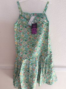 Robe Jacadi Liberty Betsy vert neuve étiquette 8 ans