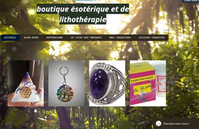 la boutique en ligne nithael boutique est désormais ouverte !!