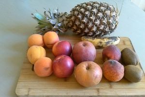 Papillote de fruits au barbecue