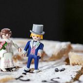 Des figurines de mariés Playmobil pour une pièce montée - My Fair Party
