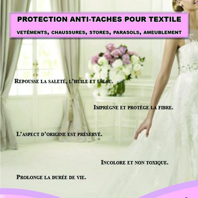 Imperméabilisant, Anti-tâche, ProtectionTextile NANO 