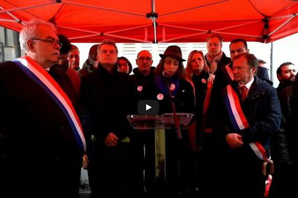 Hommage de la CGT et du PCF à Missak Manouchian