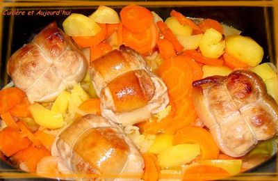 Paupiettes de veau carottes - pommes de terre à l'ultra plus