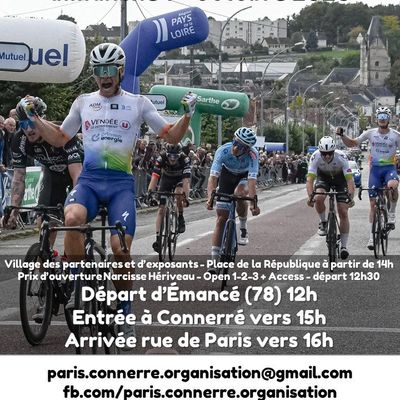 Paris Connerré (72) ce dimanche 1er octobre 2023