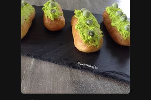 Eclairs saumon - wasabi