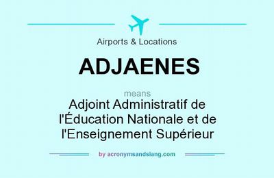 Adjoint administratif education nationale