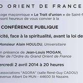 Conférence " Histoire de la Laïcité, face à la spiritualité, avant la loi de 1905″