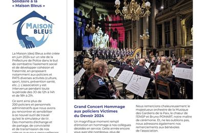 Newsletter Police action solidaire Veronica Antonelli concert 🎶 La Madeleine 