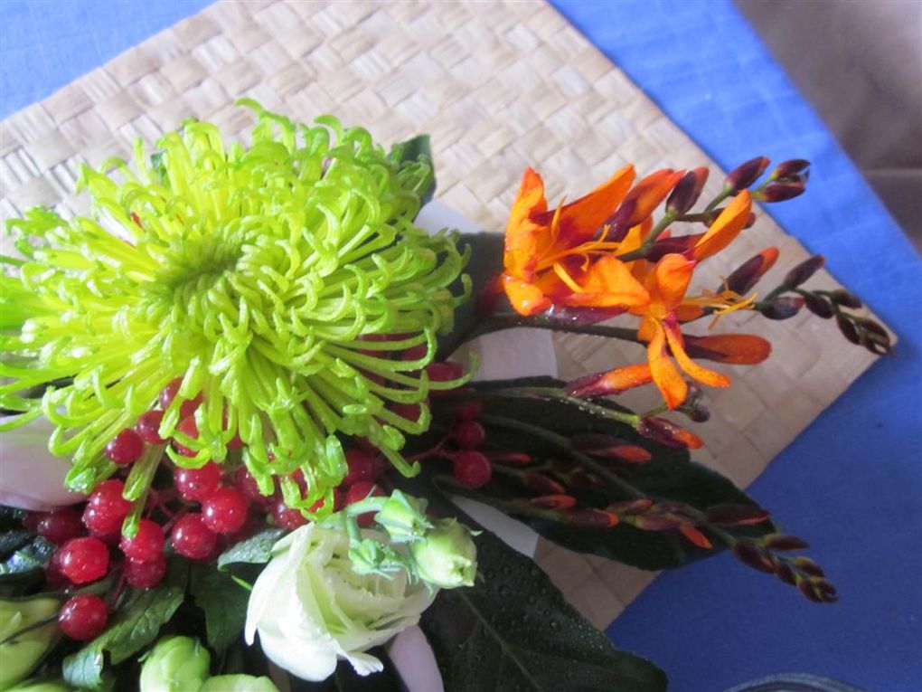 la déco florale du mariage de mon fils et autres compositions