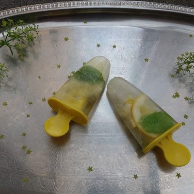 Glaces au thé vert et au citron 