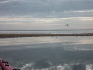 Baptème du dieu Inuit des océans... sur le lac de Cazaux
