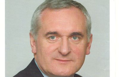 Affiche dédicacée de Bertie Ahern