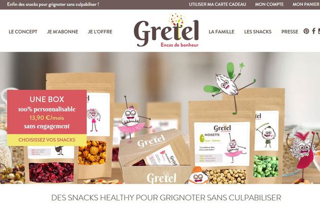 La gretel box: des encas sains et vitaminés