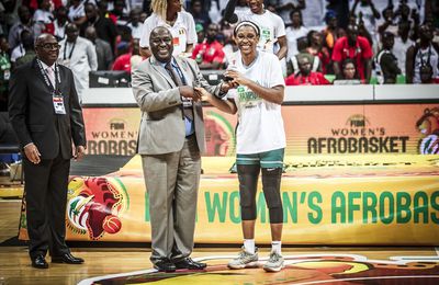 Evelyn Akhator élue meilleure ailière forte de l'AfroBasket women 2019 dans un All-Star Five aux allures du Small Ball