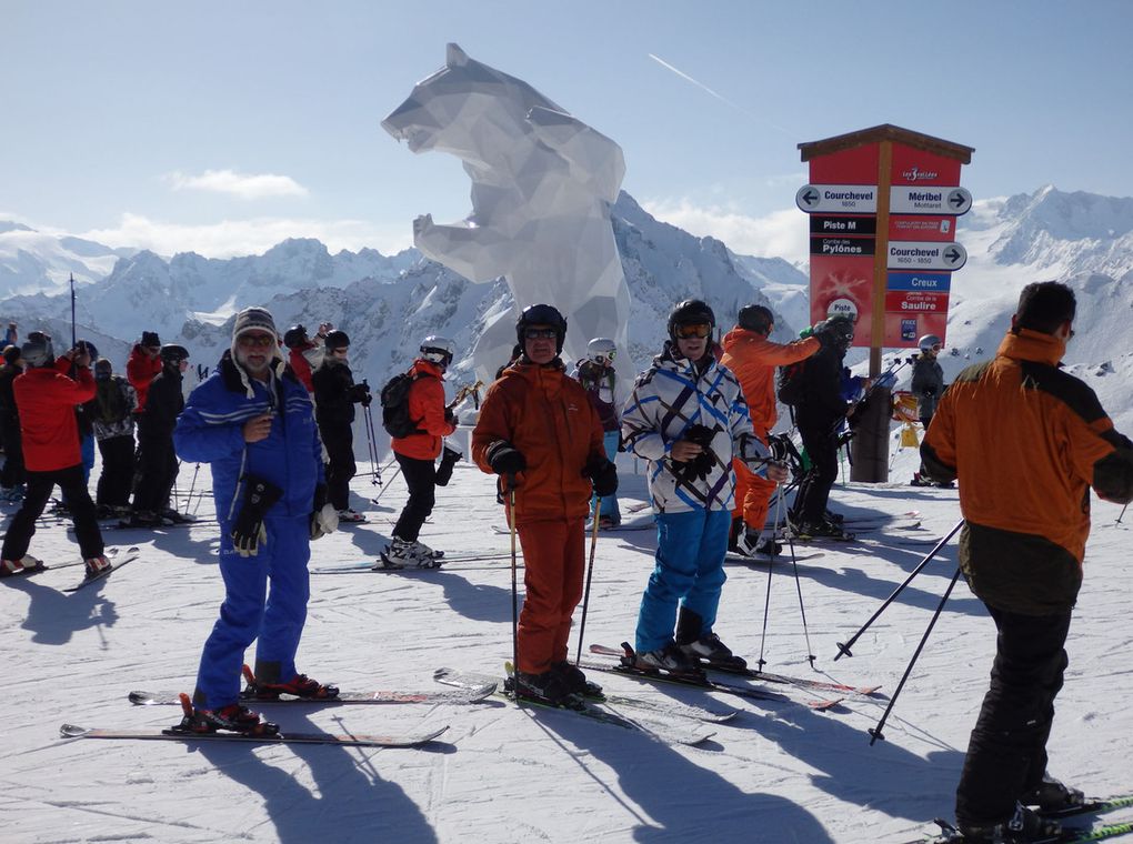 Quelques photos de ce super séjour du groupe à Méribel