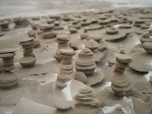Phènomènes naturels, les petites tours de sables, Joshua Nowicki photographe, USA