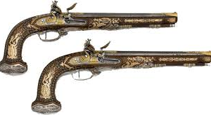Pistolets sous Napoléon et Epée de Luxe d'officier supérieur sous Louis XVIII