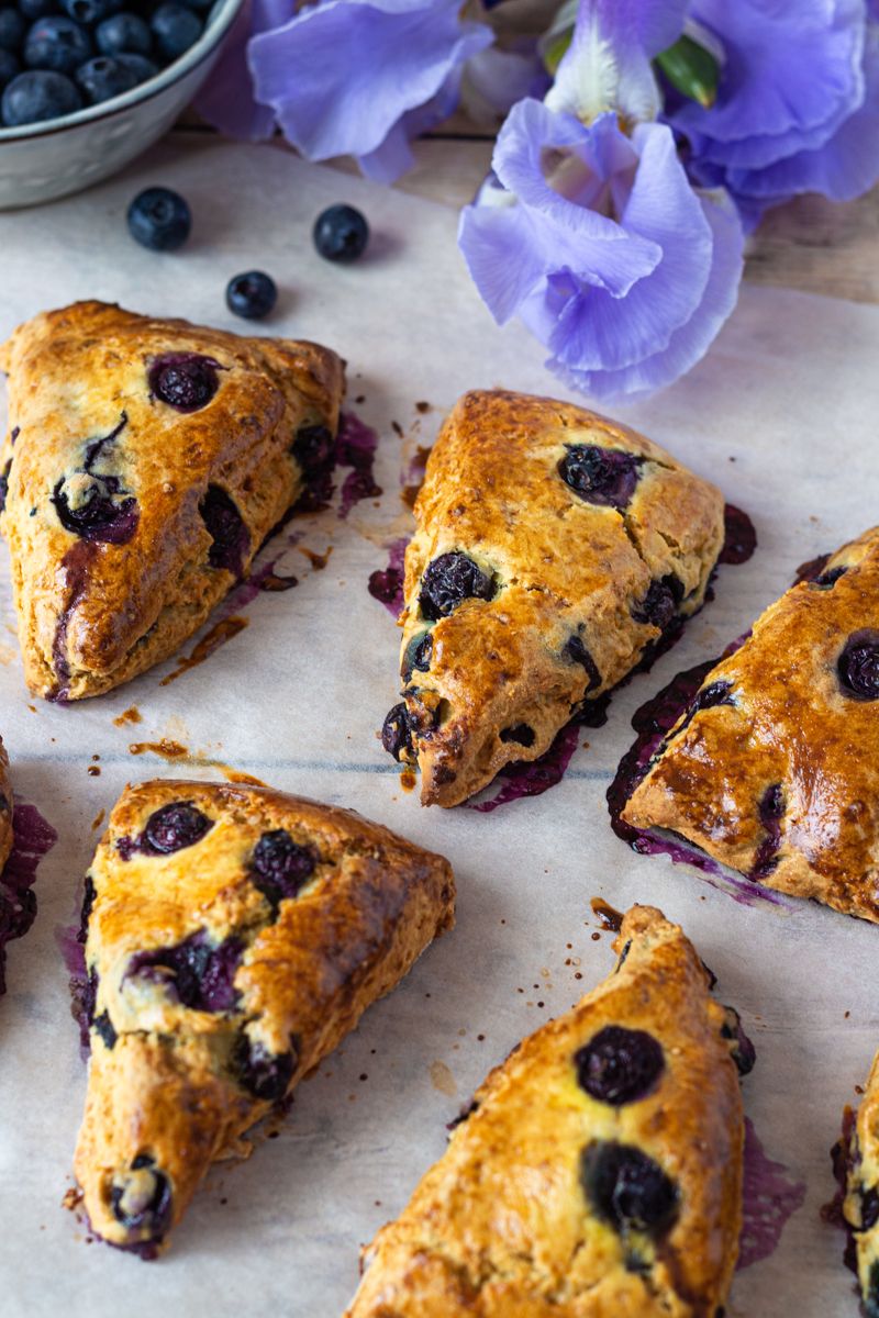 scones myrtilles recette