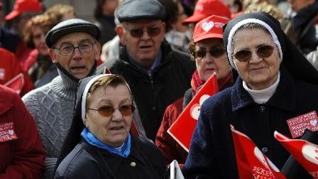 Spania: Zeci de mii de demonstranţi anti-avort, la Madrid (cea mai mare actiune de pana acum)