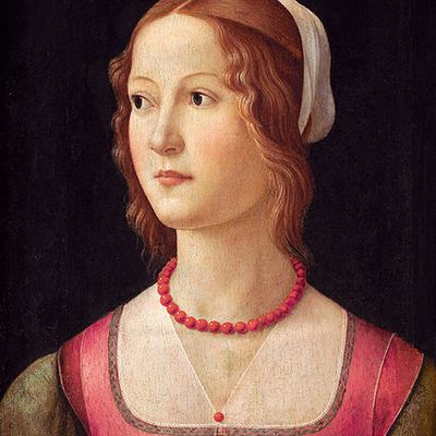 Tableau du samedi chez Lady : Jeune femme du XVe siècle, Domenico Ghirlandaio - Lenaïg