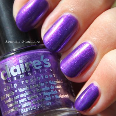 Claire's - Violet Métallisé avec reflets