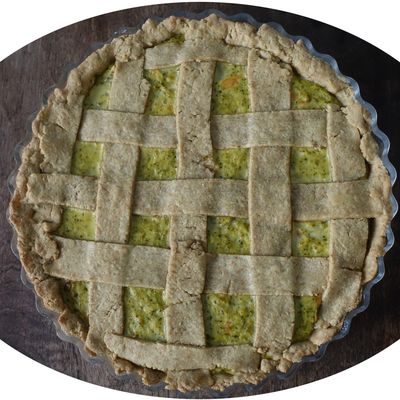 Linzertore brocoli & saumon fumé - IG Bas