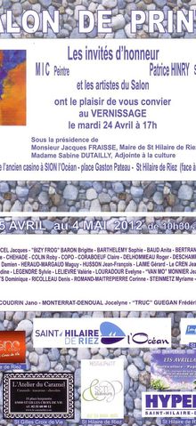 Salon de printemps à Sion sur l'Océan- du 24 avril au 4 mai 2012
