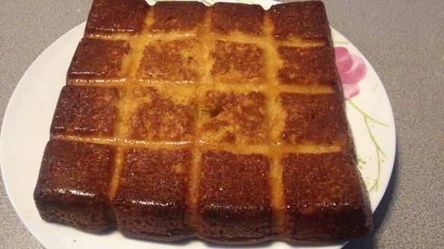 Gâteau caramel ananas