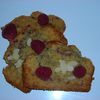 Cake aux amandes et aux framboises