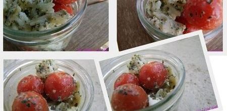 Salade de pâtes façon caprese, qui rappelle que le printemps est là