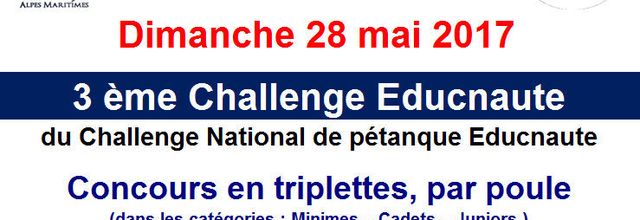 Le CD 06 organise la IXème étape du Challenge EDUCNAUTE-INFOS à NICE