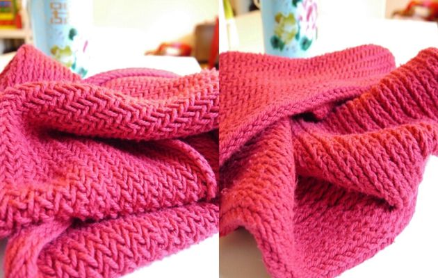 Le vieux Big Herringbone Cowl