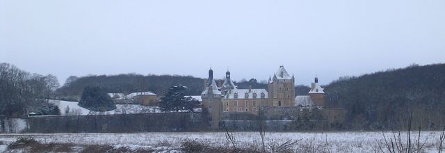 Château dans la neige