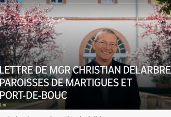 LETTRE DE MGR CHRISTIAN DELARBRE 