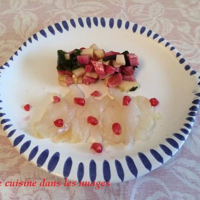 Tartare de haddock du Fumoir de Saint Cast et salade de pomme radis rose